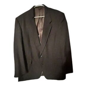 HART SCHAFFNER & MARX pinstripe suit coat 46L